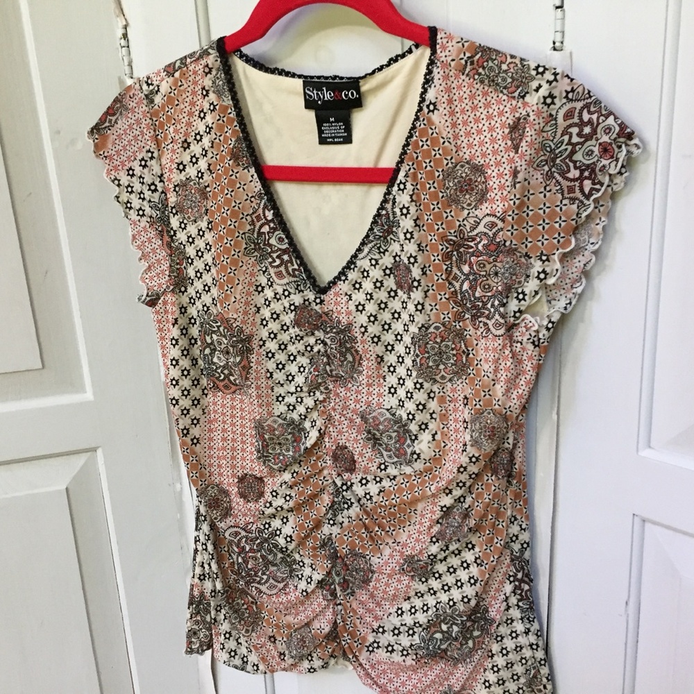 Style & Co. Ruched Top - Picture 8 of 12